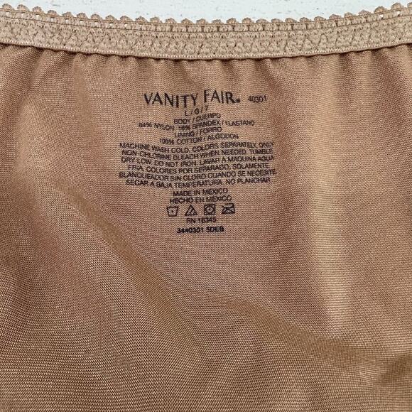 Vanity Fair Undershapers Light Control Brief Panty 40301 Beige Womens L - Picture 2 of 5